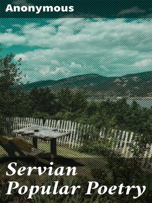 cover image of Servian Popular Poetry